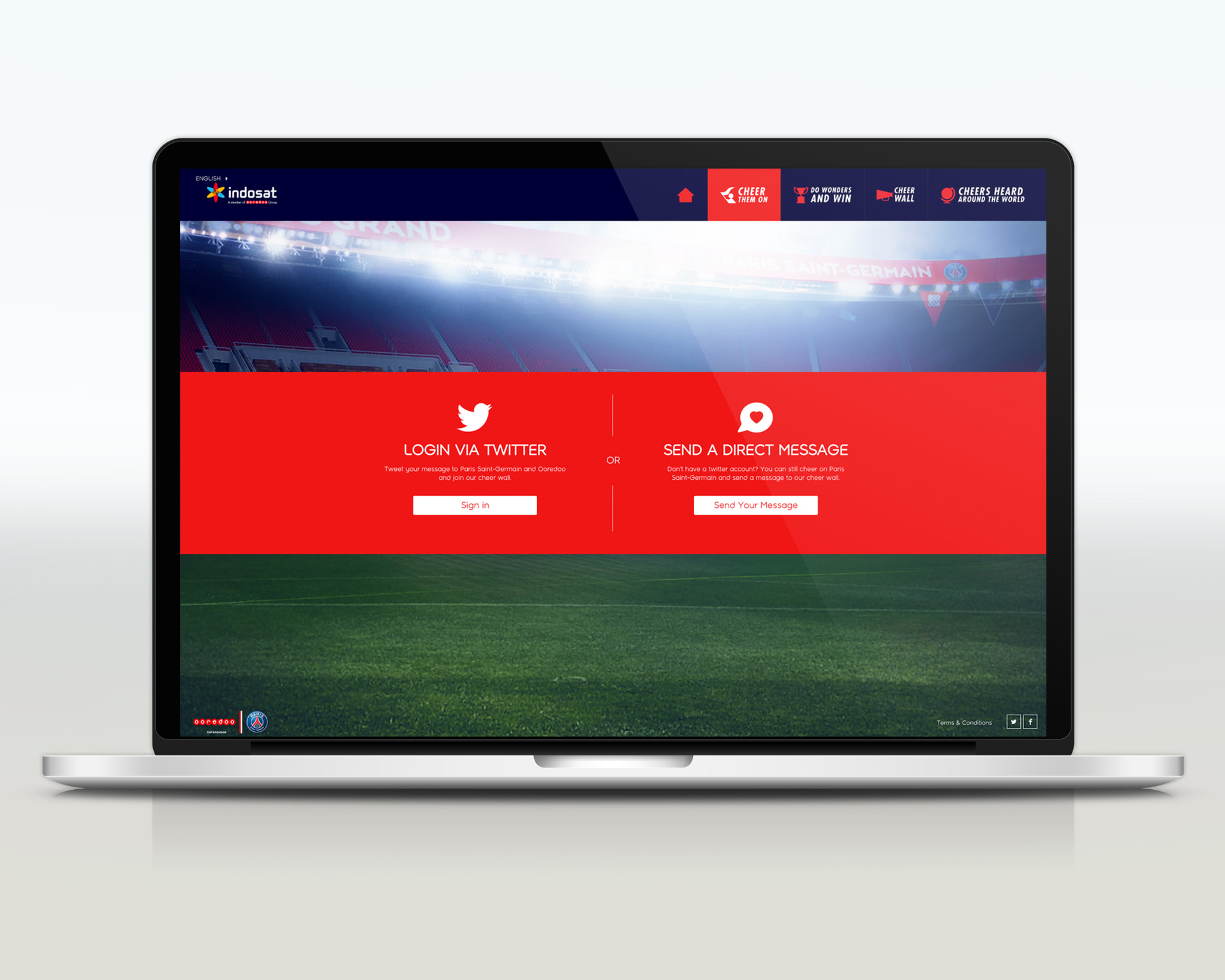 #FansDoWonders cheer wall — log in via Twitter or send a direct message