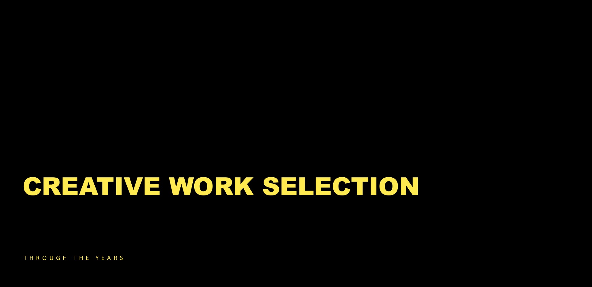 Creative Work Selection — original PDF slide 1