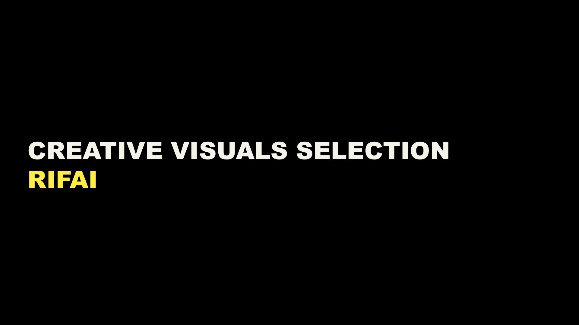 Creative Visuals Selection 2 — slide 37