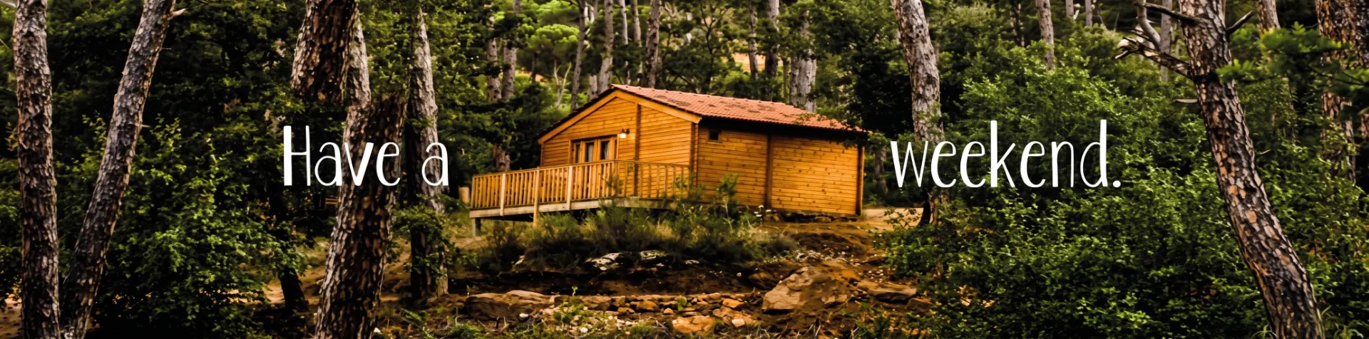 Have a weekend — La Maison de la Forêt cabin in the forest