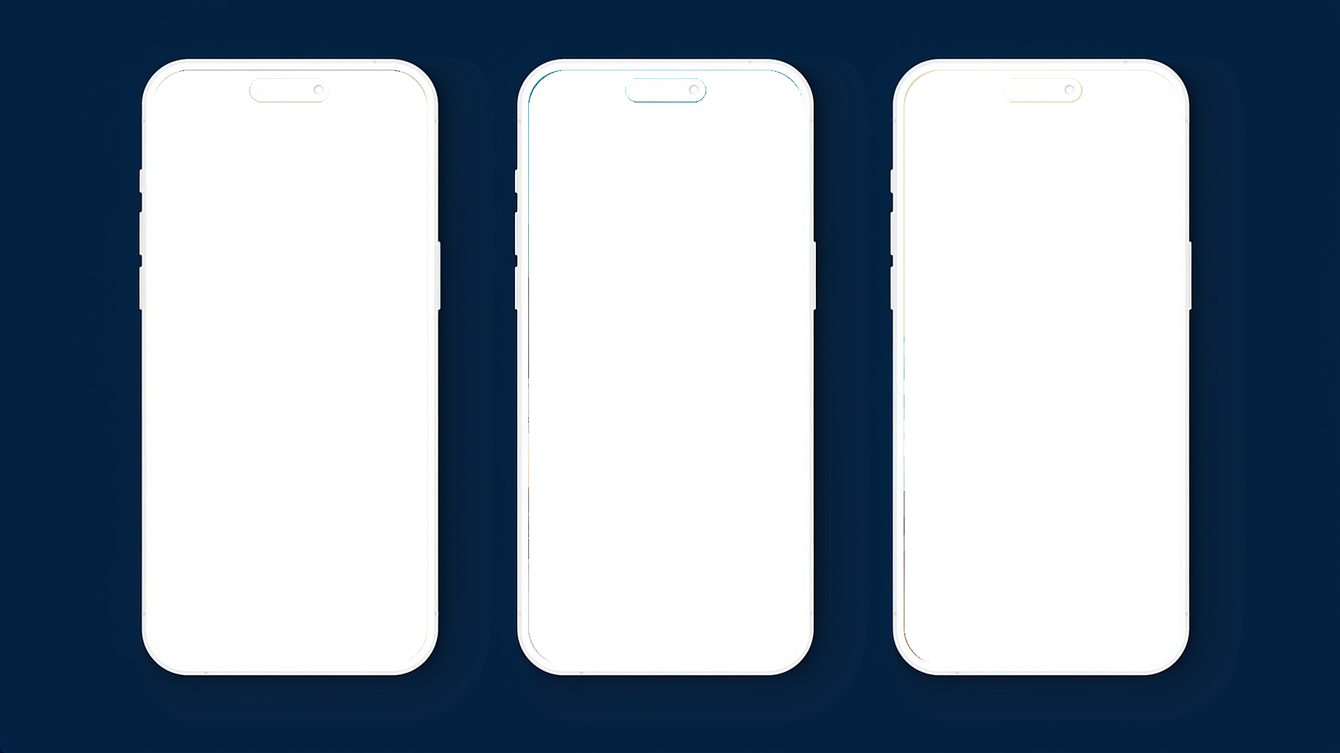 Three phones displaying IFRC campaign animations